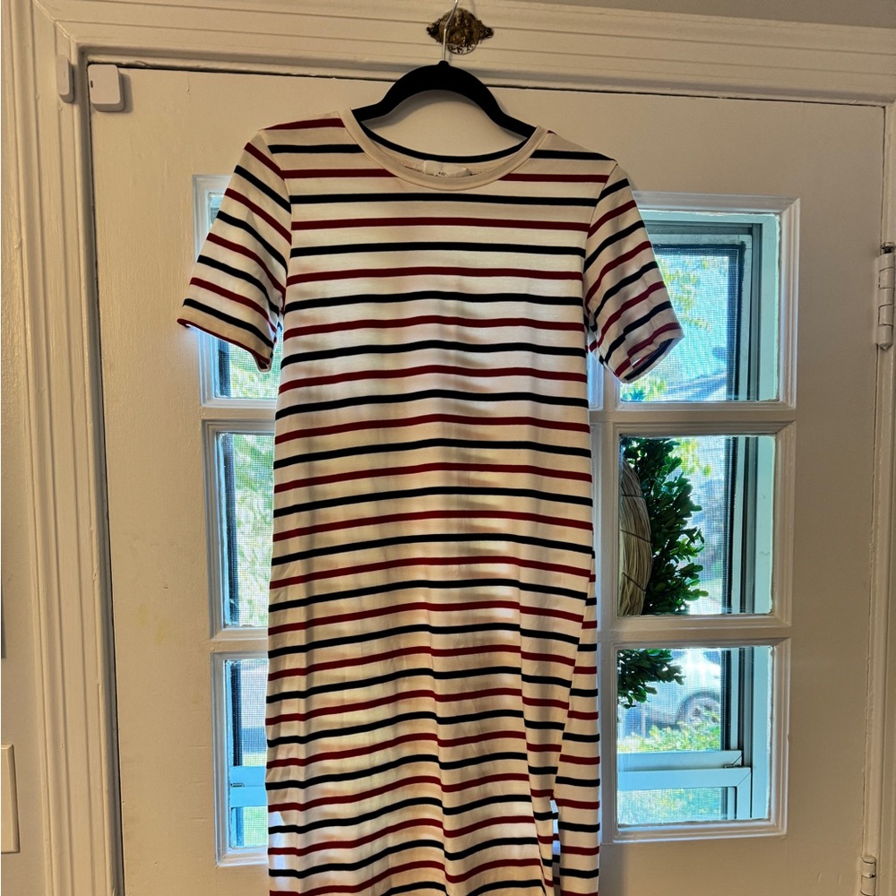 Pomander place - navy/red t-shirt dress